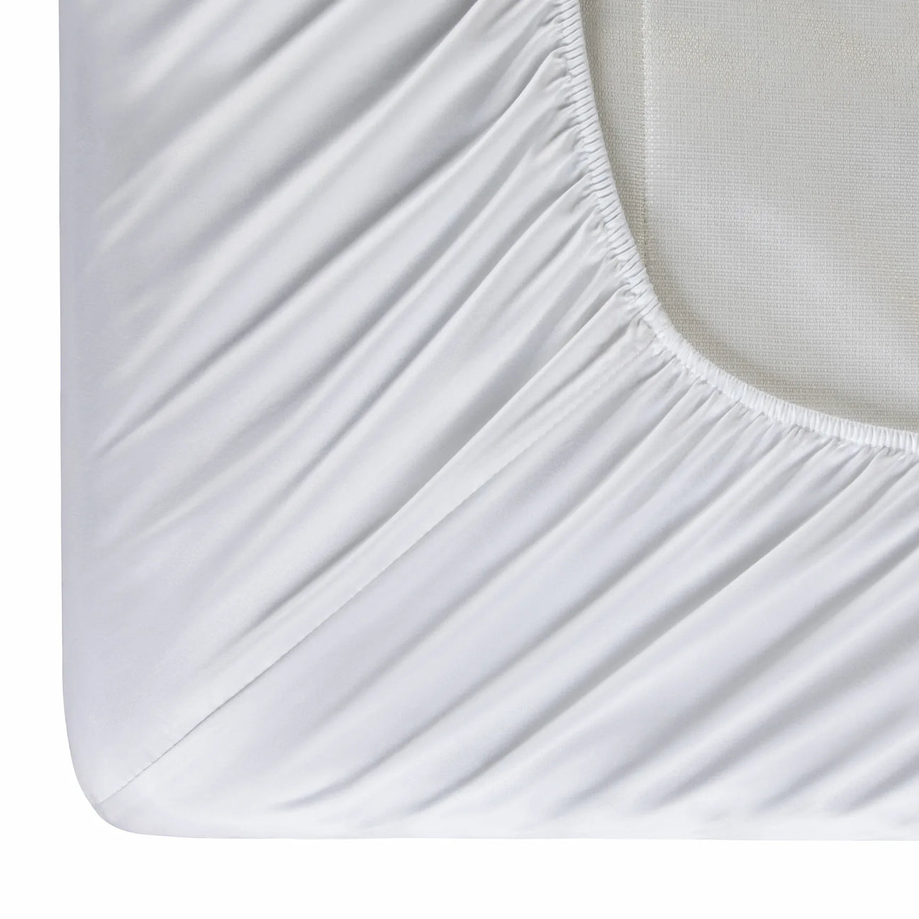 Sábana Bajera 1.5 Plazas Blanco 600 hilos Algodón Egipcio