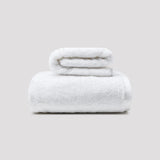 Set de Toallas de Baño 2 Piezas Blanco 100% Algodón 650 Gramos